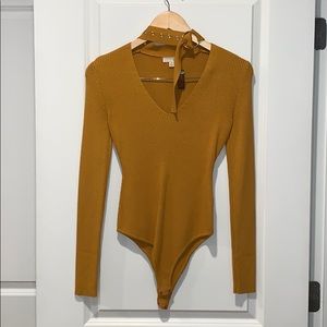 Ribbed Long Sleeve Body Suit